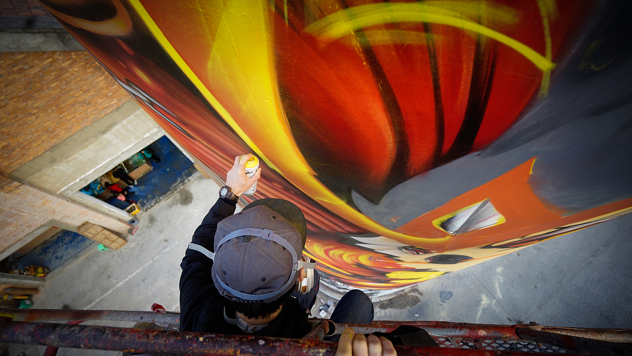 MTS涂鸦团队-如何将一座33米高的水塔变成知名地标建筑（图ZMjE4OTYzMzgw） - 艺术插画 - 站酷设计师MTS_GRAPHIC原创素材 - 站酷ZCOOL