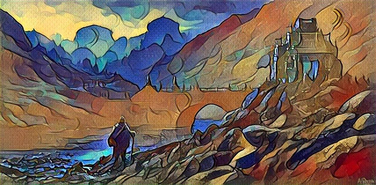 重彩抽象艺术（图ZMTc3MzE5Njk2） - 绘画 - 站酷设计师horus2019原创素材 - 站酷ZCOOL