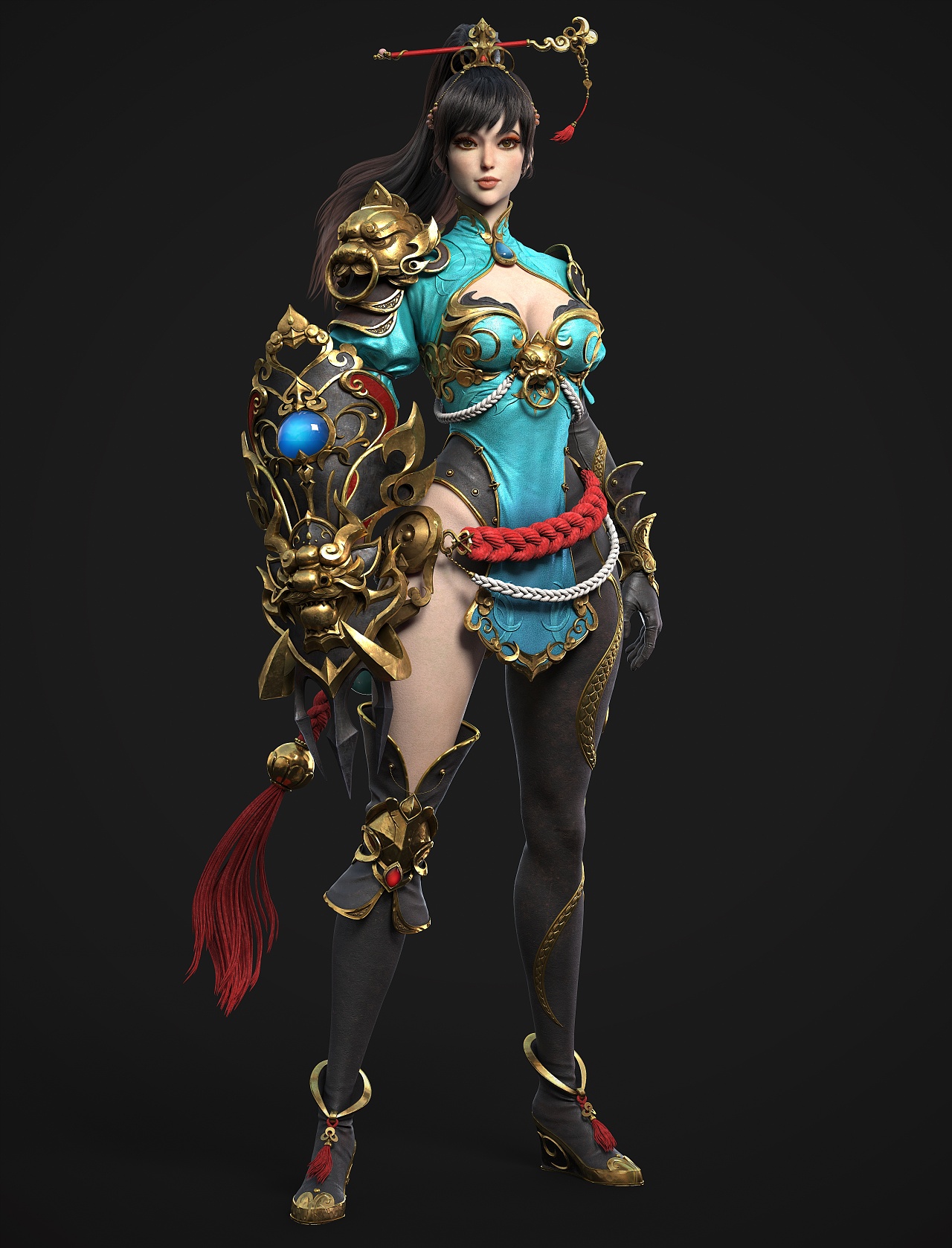 精品班七期学生作业(一)|三维|人物/生物|董超cg - 原创作品 - 站酷