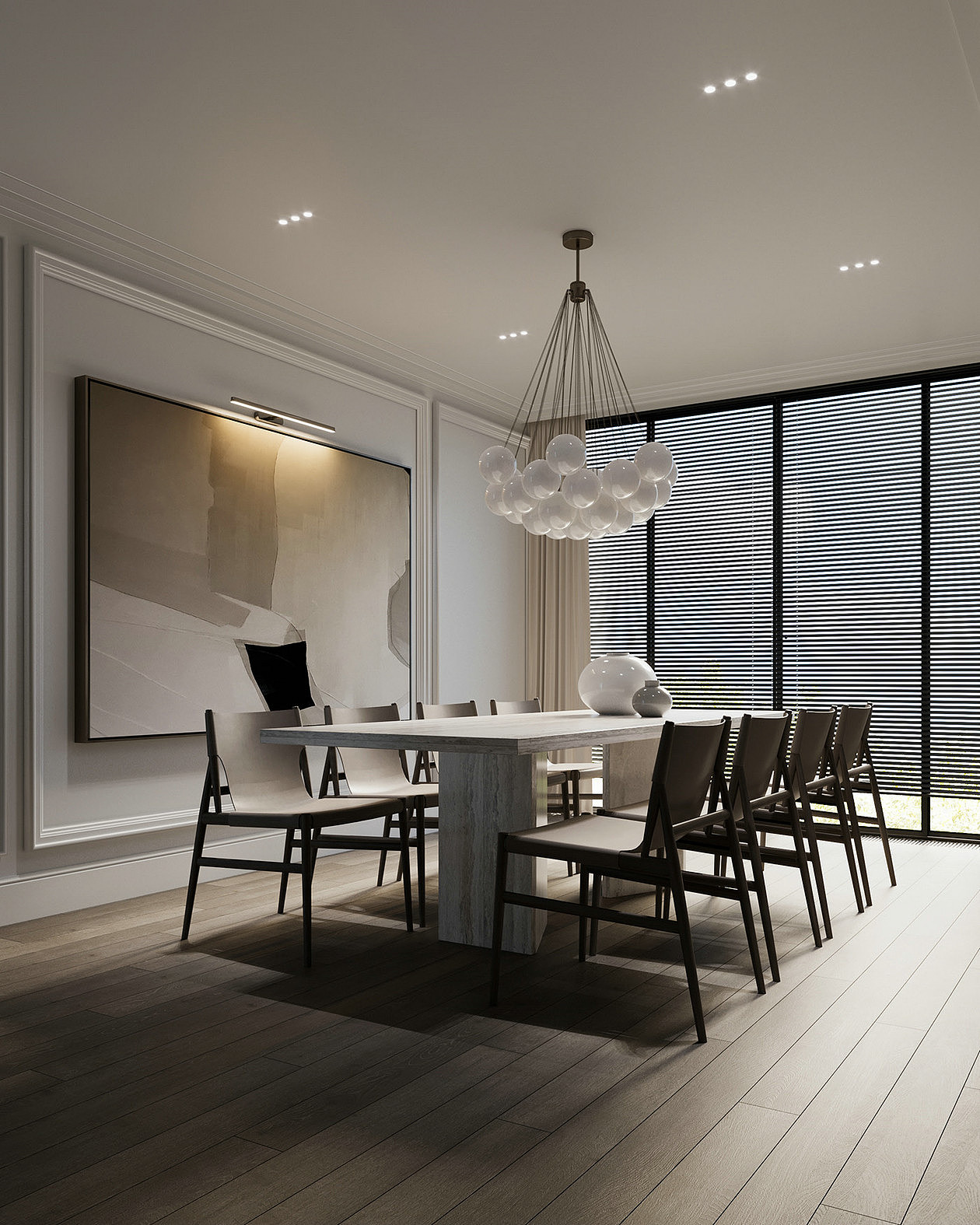 简约风大平米空间设计，优雅舒适的完美诠释