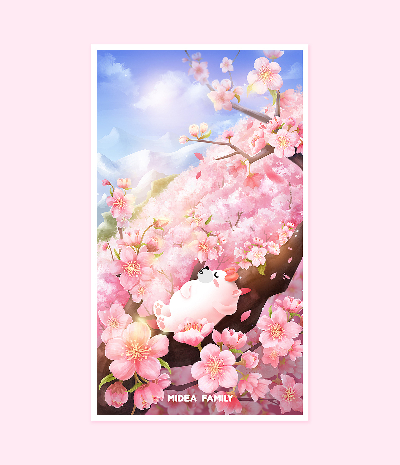 美的Midea family壁纸系列