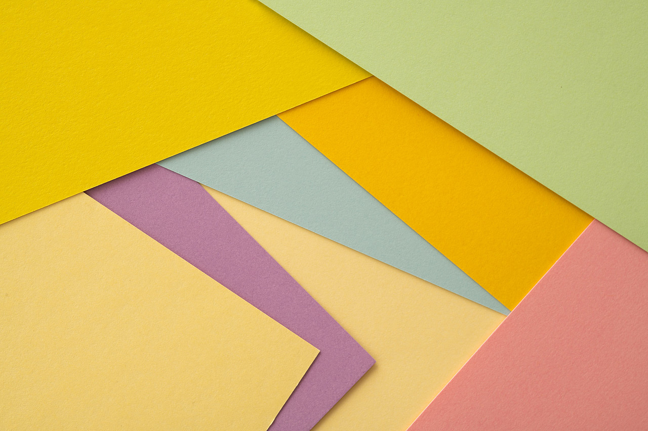 纸有创意之《马卡龙色块》