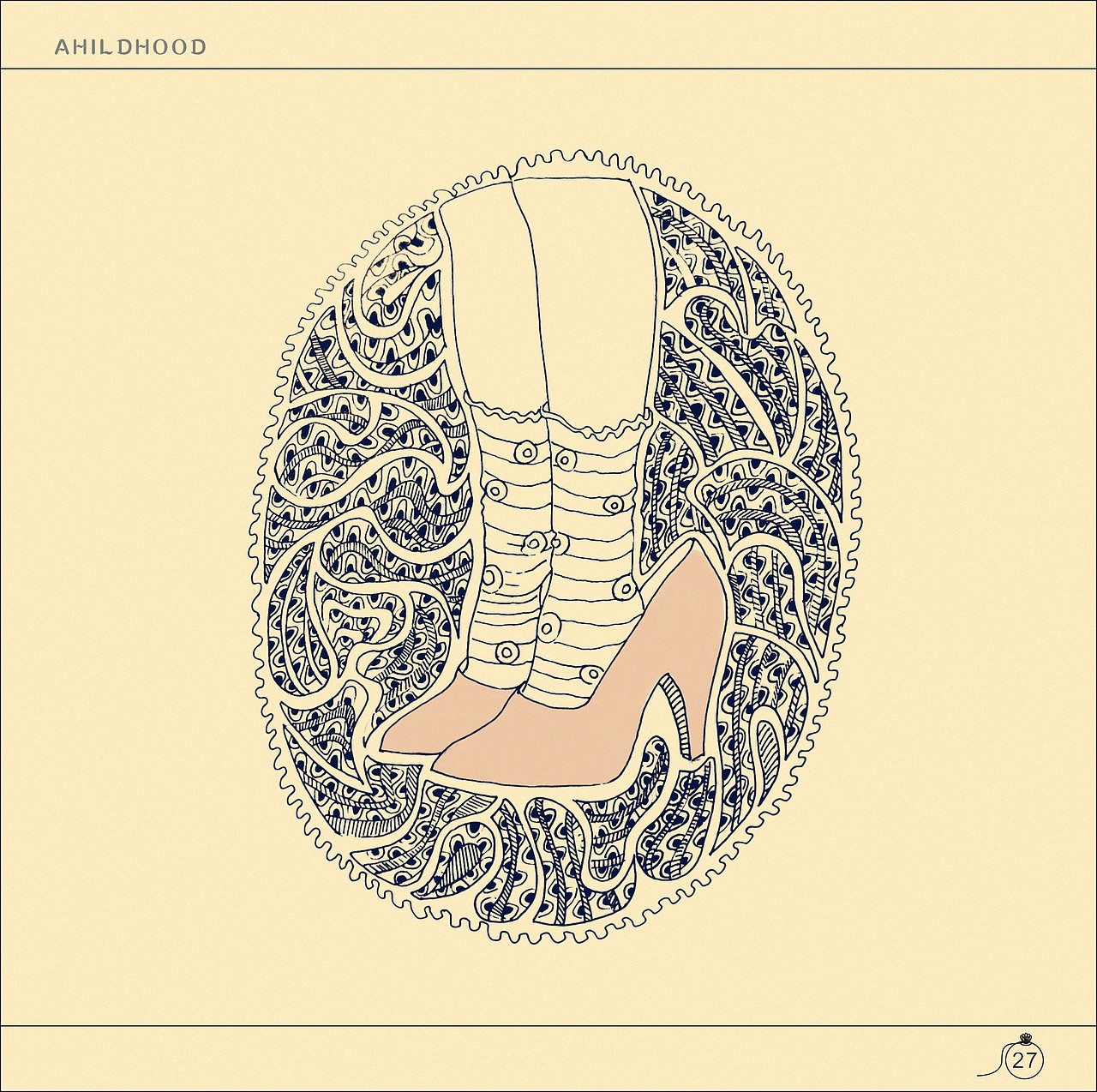 童年收（写给童年的一封信）（图ZMTU5MTgxNzY=） - 艺术插画 - 站酷设计师文小哦原创素材 - 站酷ZCOOL