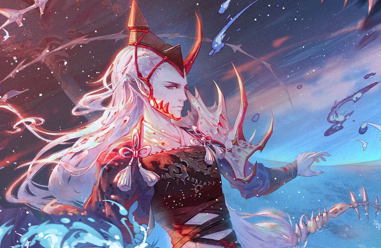 狩野千浤【阴阳师】商稿和同人合集一