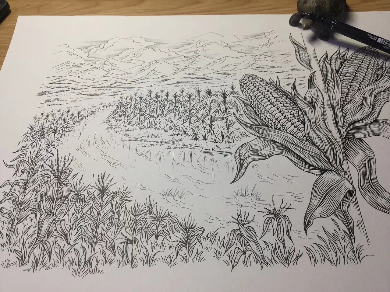 近期两幅 手绘商业插图