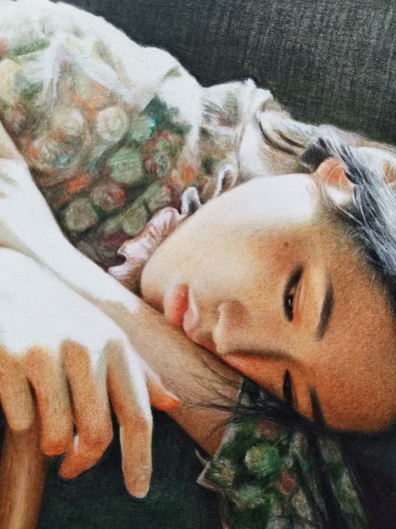 阳光下的女孩（图ZMTYwOTczNjQ0） - 绘画 - 站酷设计师李胜仁原创素材 - 站酷ZCOOL