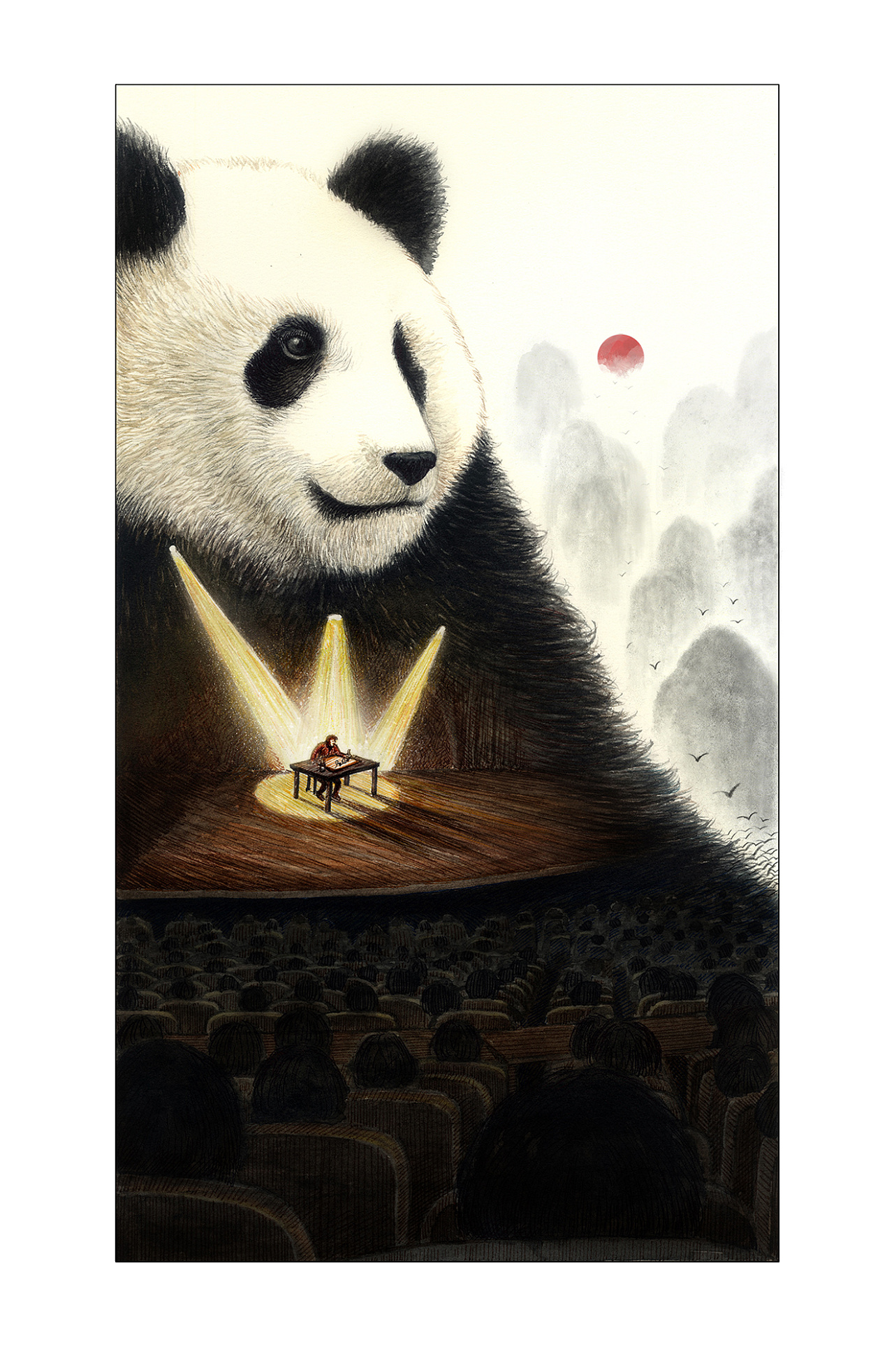 手绘插画:红星美凯龙m 海报 稀有物种图鉴