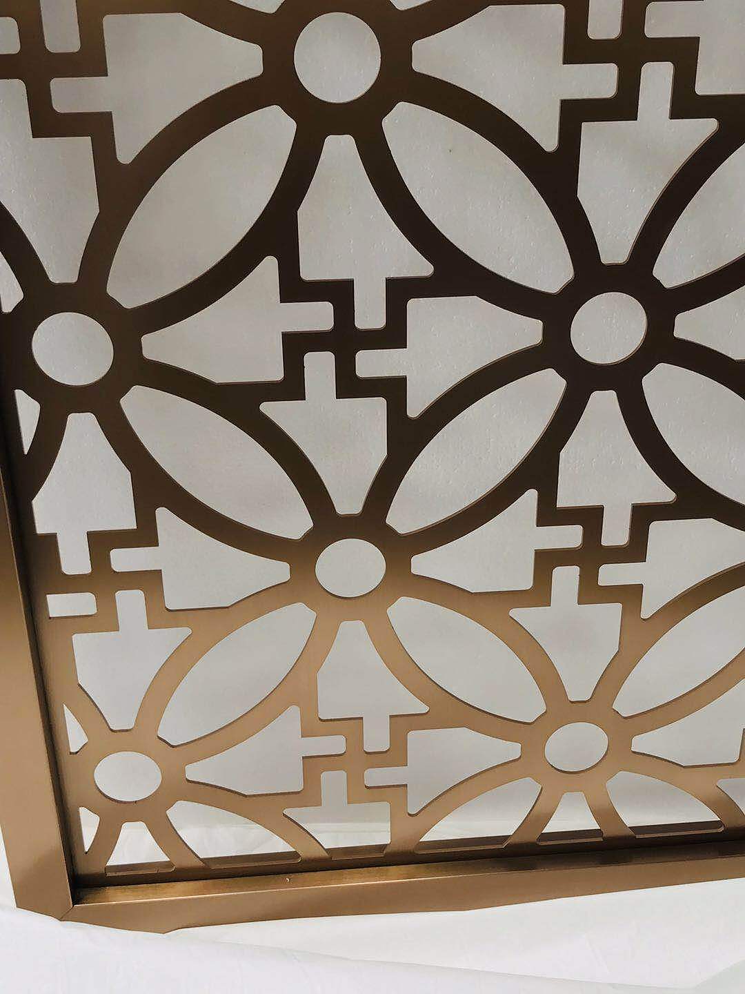 山东青岛酒店别墅专用不锈钢屏风隔断