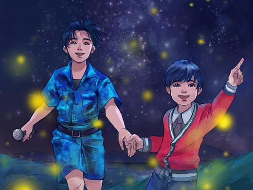 夜空中最闪亮的星