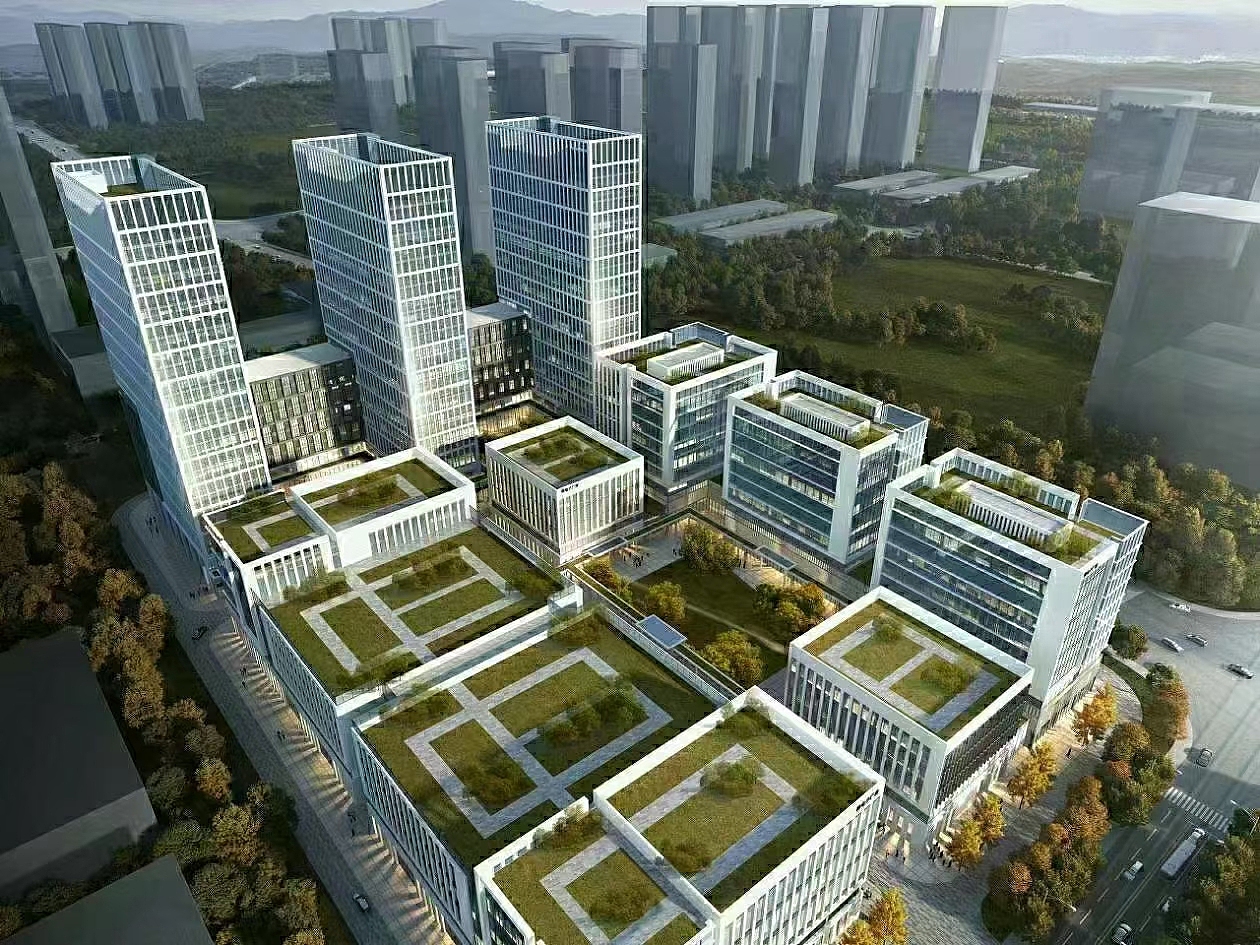 室外/群体建筑鸟瞰_1992效果图汉堡-站酷zcool