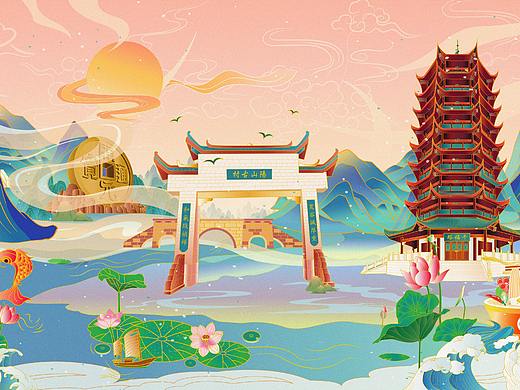 郴州文创插画