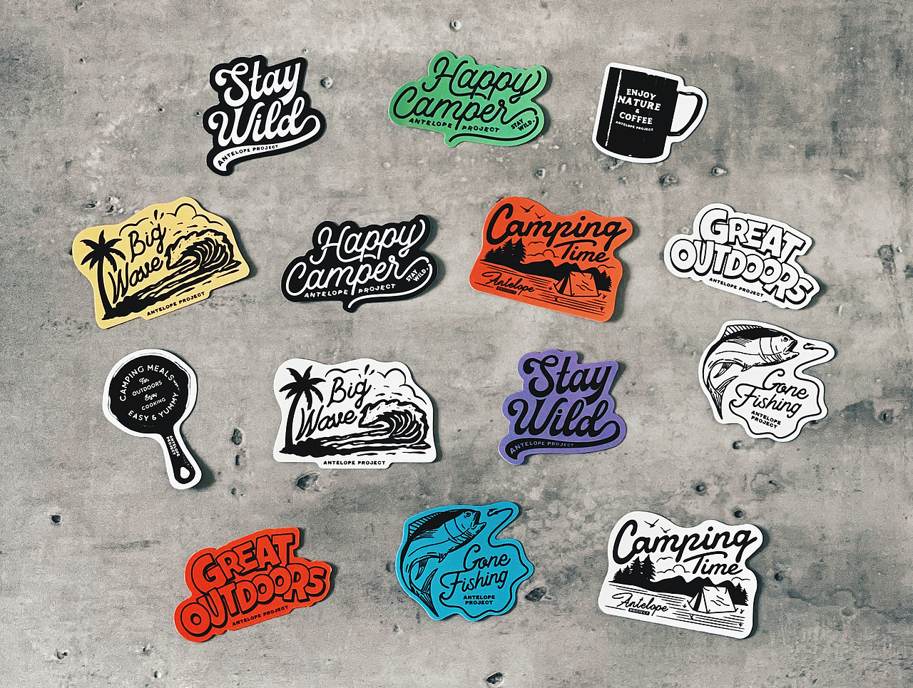 Outdoors sticker Pack