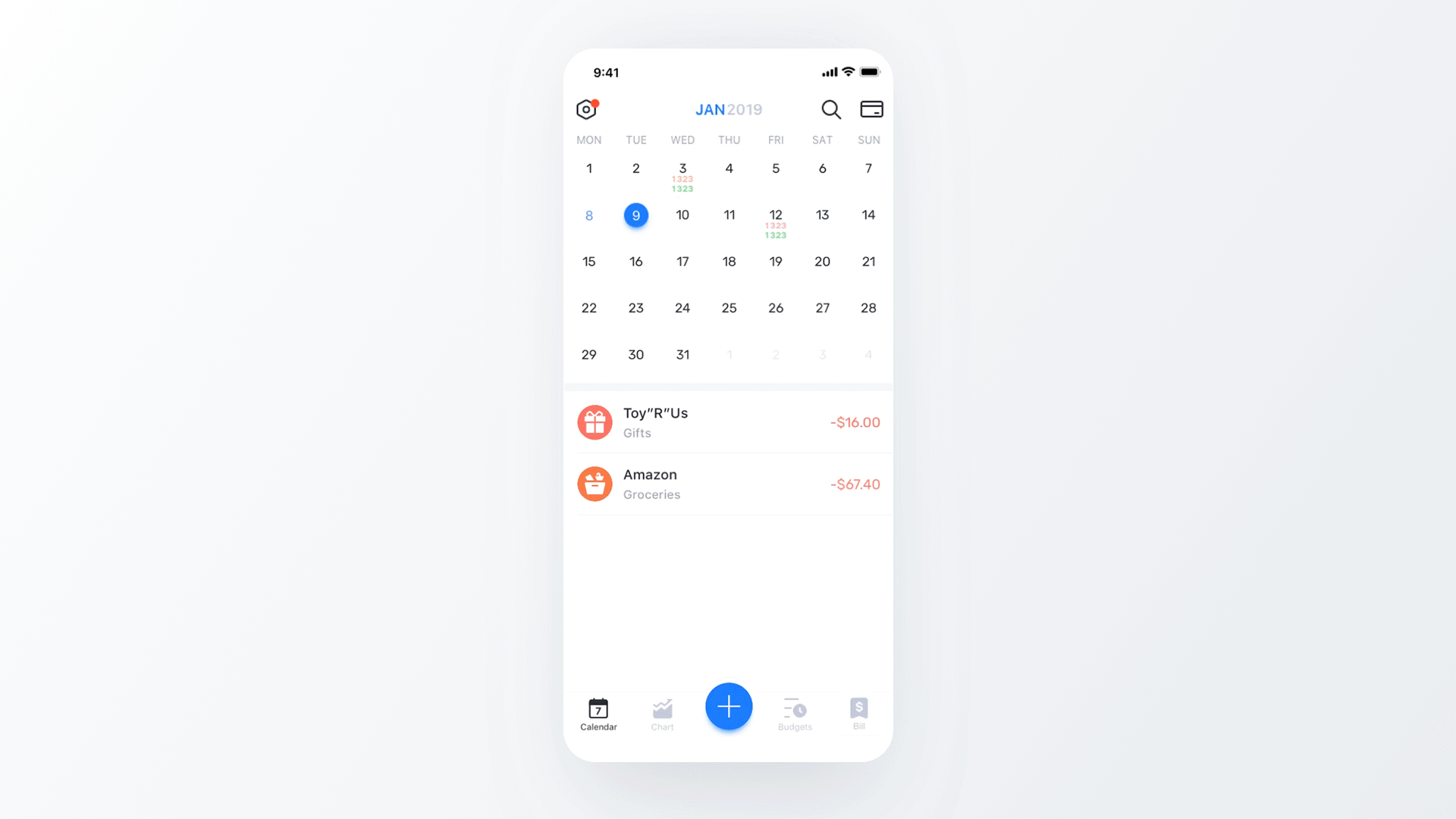 Pocket Expense-财务类记账APP设计（图ZMTg1NTg3NTIw） - APP界面 - 站酷设计师小黑先生丿原创素材 - 站酷ZCOOL