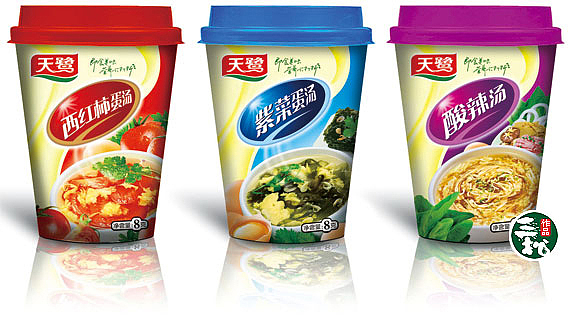 上海三松紫菜汤包装设计（图ZMzQ2NTU4NA==） - 包装 - 站酷设计师三松兄弟原创素材 - 站酷ZCOOL