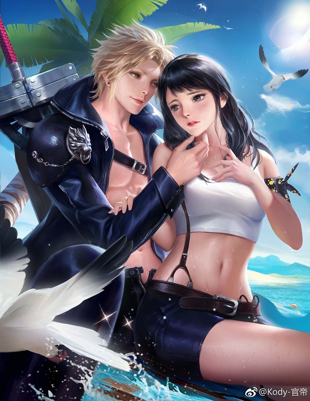 最终幻想同人（图ZMTE3NjIzNDIw） - 游戏原画 - 站酷设计师Kody官帝原创素材 - 站酷ZCOOL