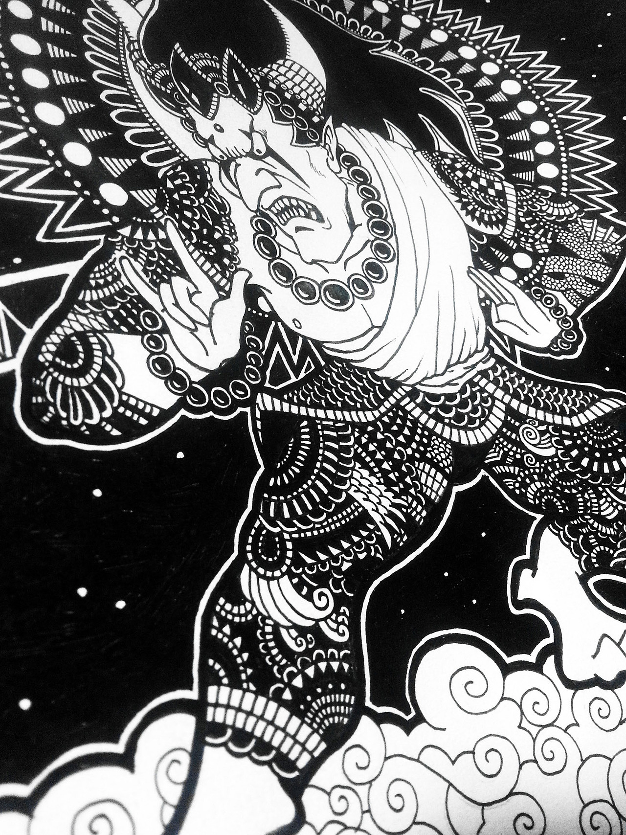 2开大画《善恶美丑》（图ZMTk3MzIxMDg=） - 新锐潮流插画 - 站酷设计师墩小贤原创素材 - 站酷ZCOOL