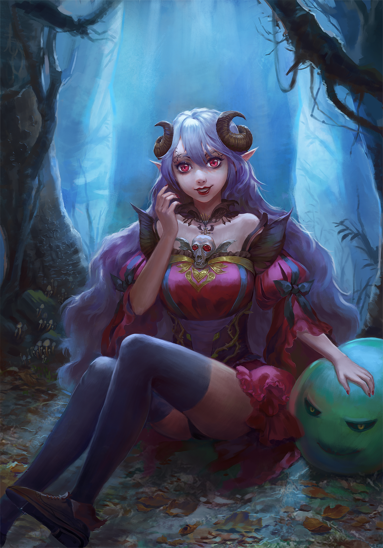 devil girl（图ZNzgwNDAwNjg=） - 创作习作 - 站酷设计师EllieWen原创原创素材 - 站酷ZCOOL