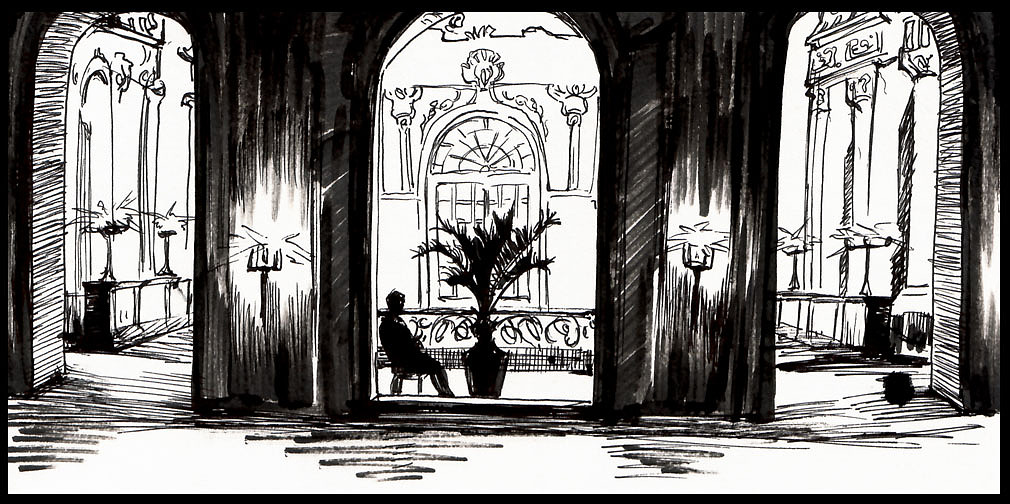 看电影画速写（图ZOTUyMjA2NA==） - 绘画 - 站酷设计师小尼尔森原创素材 - 站酷ZCOOL