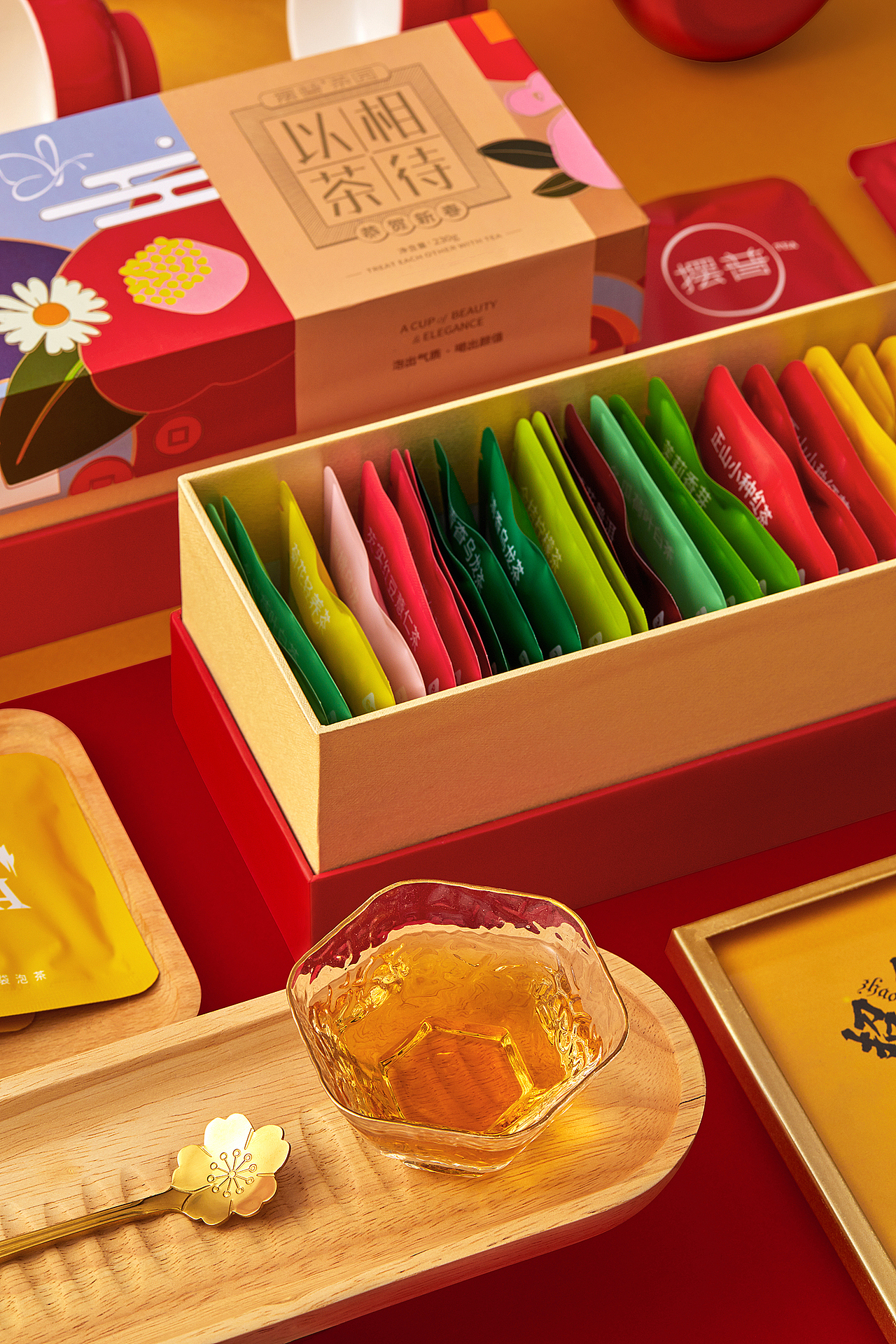 恭贺新春《以茶相待》（图ZMTg3NDM2ODM2） - 包装 - 站酷设计师ilben张艺彬原创素材 - 站酷ZCOOL