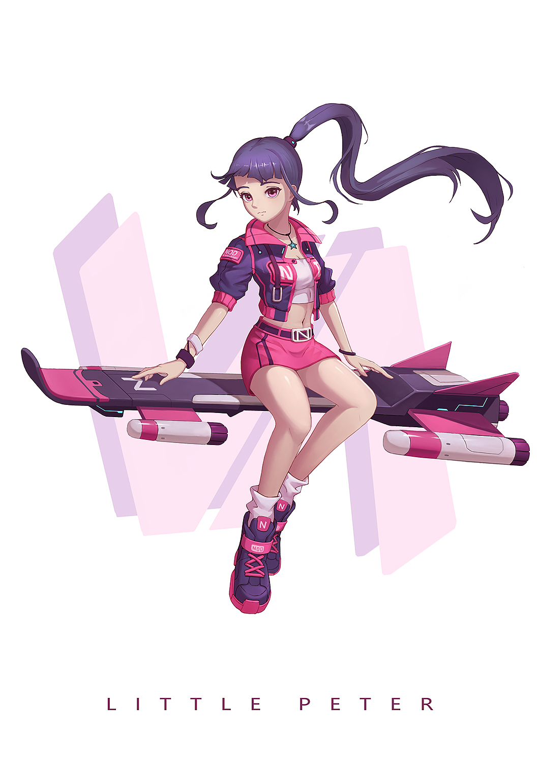 滑板女（图ZMjcyMTU4ODEy） - 游戏原画 - 站酷设计师小皮特儿原创素材 - 站酷ZCOOL