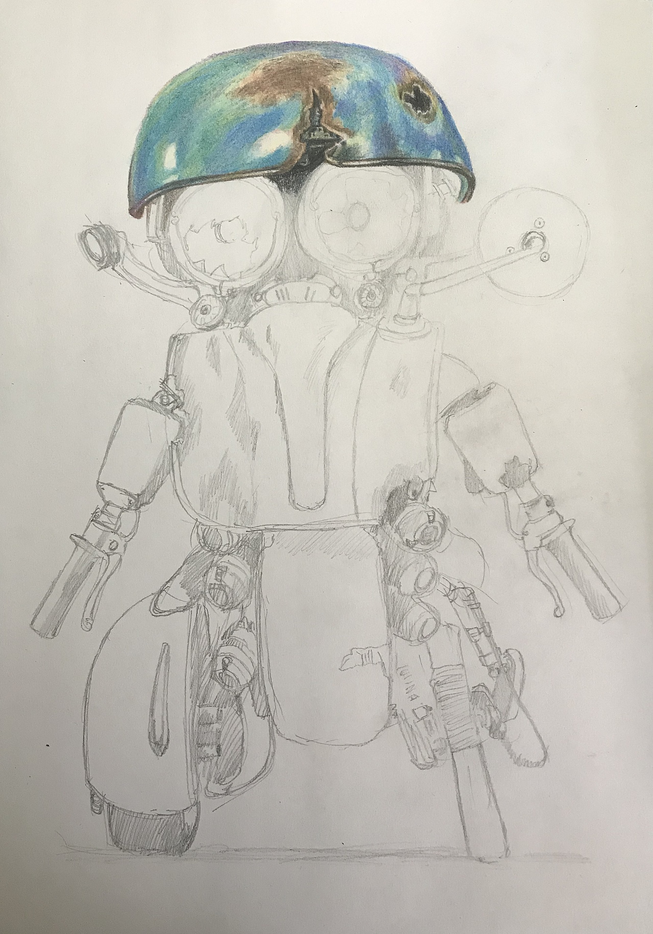 小灵通|纯艺术|绘画|懒猫仔_原创作品-站酷zcool