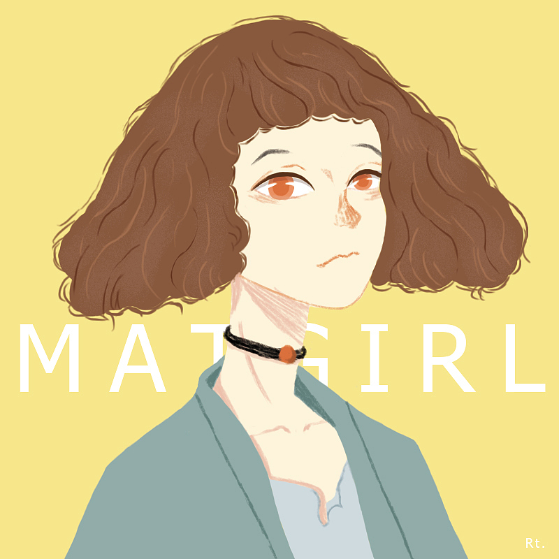 板绘-韩风文艺少女（图ZMTIzOTI5MDk2） - 创作习作 - 站酷设计师小夕夭夭原创素材 - 站酷ZCOOL