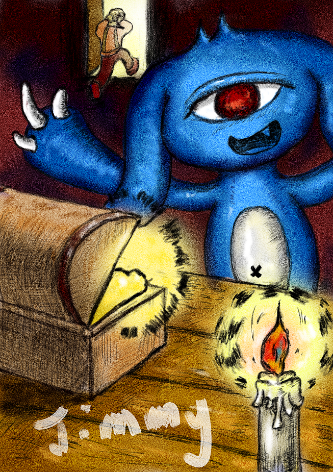 儿童插画绘本幻想怪物系列4（图ZMjg0NDg3NTQ0） - 绘本 - 站酷设计师JimmyJinX原创素材 - 站酷ZCOOL