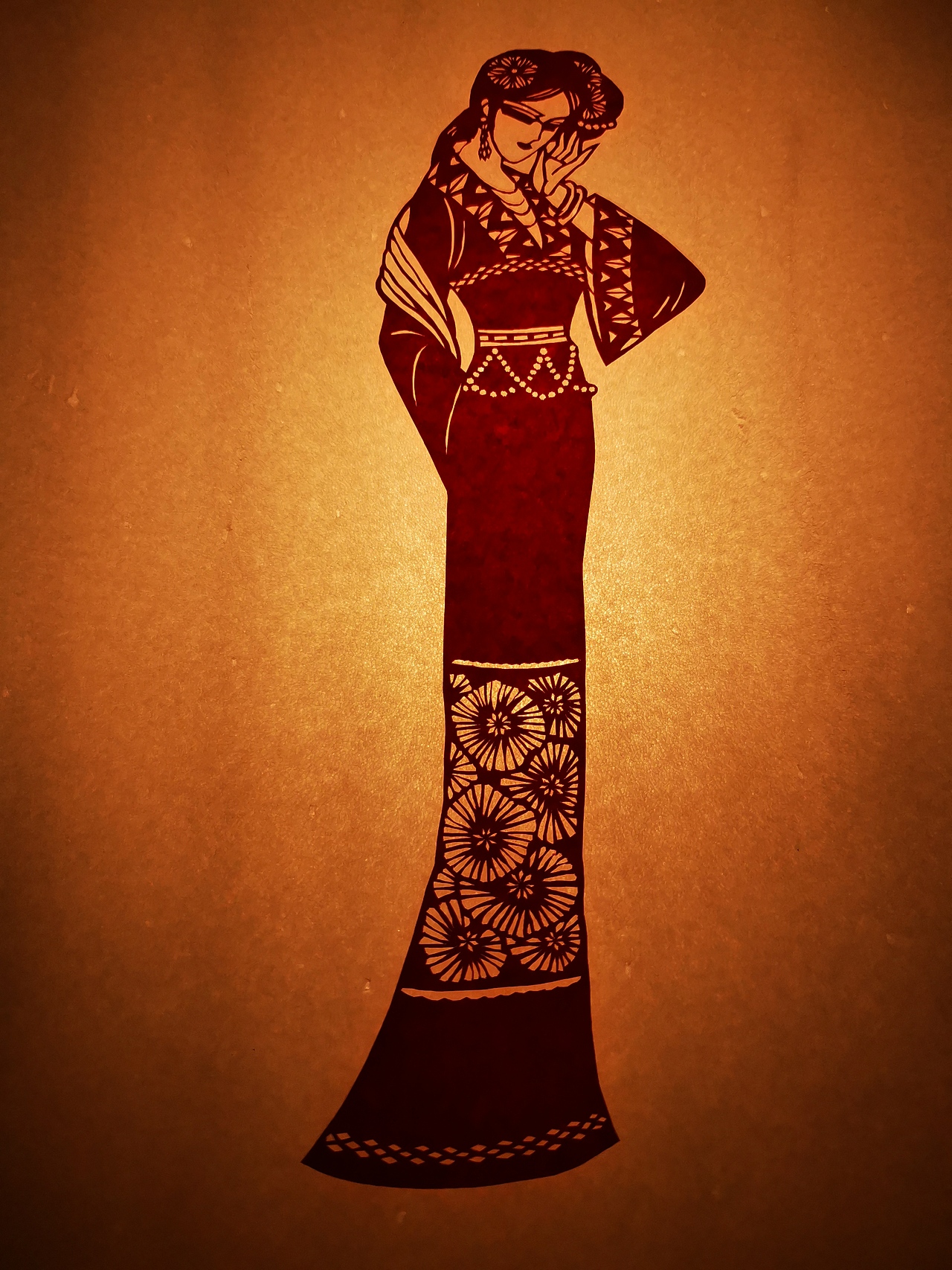 刻纸《金陵十二钗》