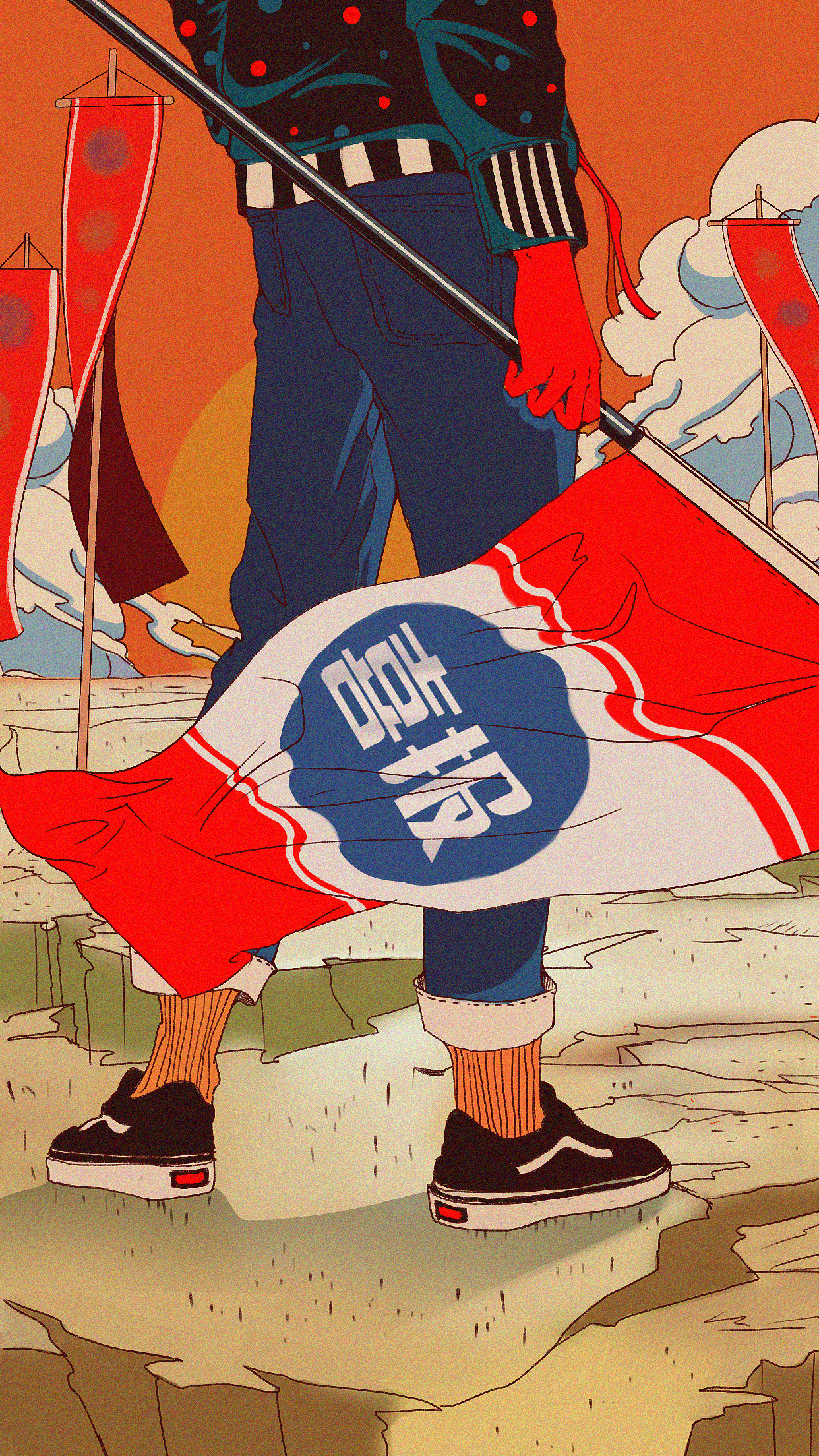 霸氣戰(zhàn)報插畫設計（圖ZMTc4NjEzMjAw） - 商業(yè)插畫 - 站酷設計師青葉云原創(chuàng)素材 - 站酷ZCOOL