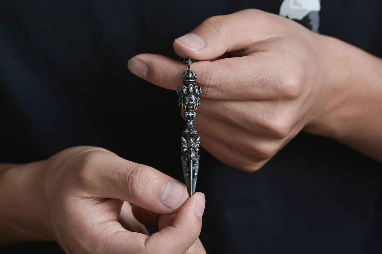 设计师作品|三面六臂,普巴金刚撅