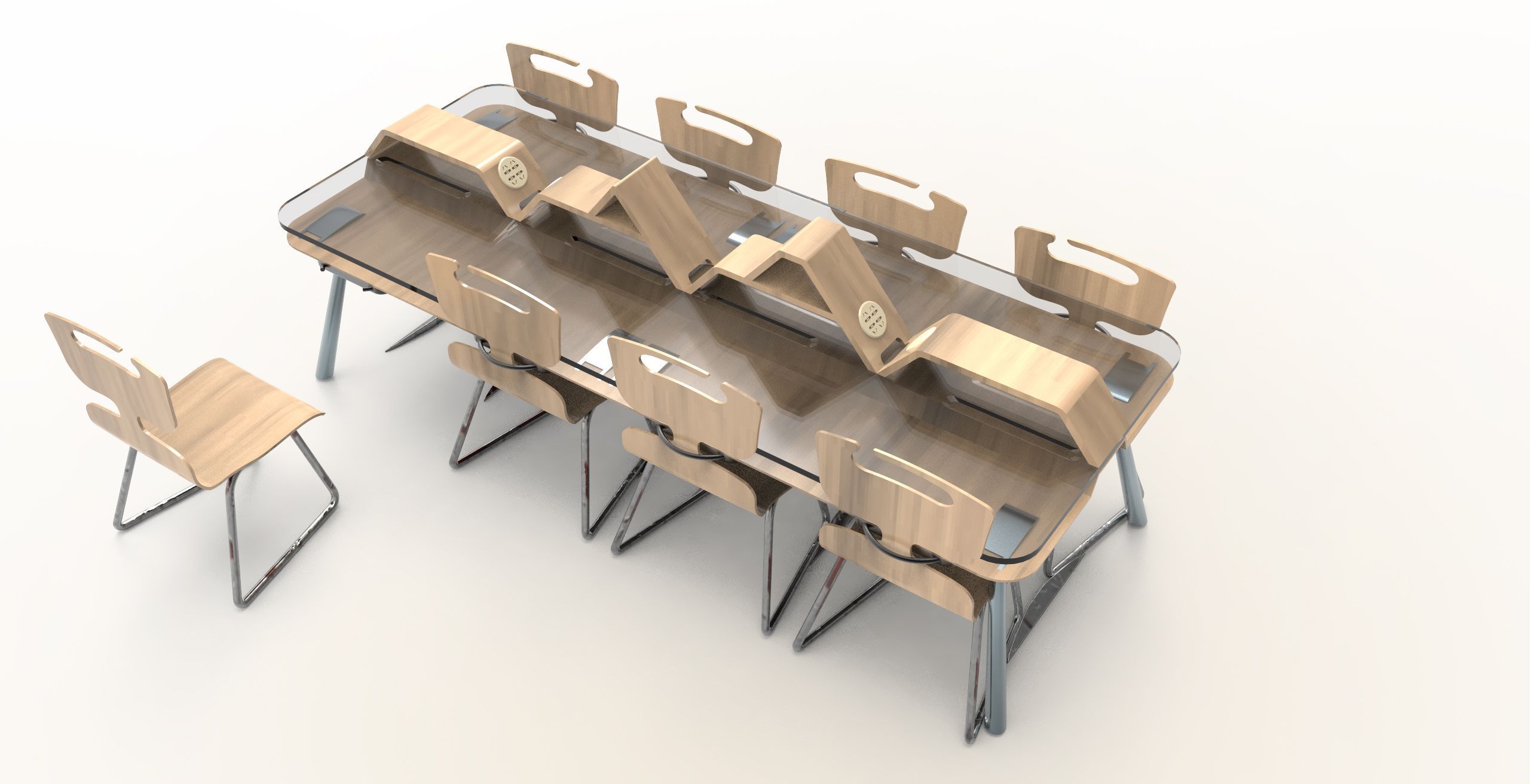 新中式茶桌茶椅效果图|三维|其他三维|绘梵空间设计 - 原创作品 - 站酷 (ZCOOL)