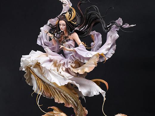 SK糖王翻糖人偶作品《龙女》