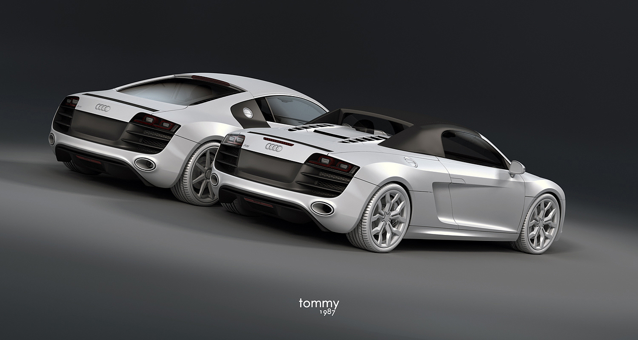 Audi-R8 V10 5.2 FSI quattro Audi R8 Spyder 5.2&n(图ZNjQwODc2NA==) - 机械/交通 - 站酷设计师Tommy_林冲原创素材 - 站酷ZCOOL