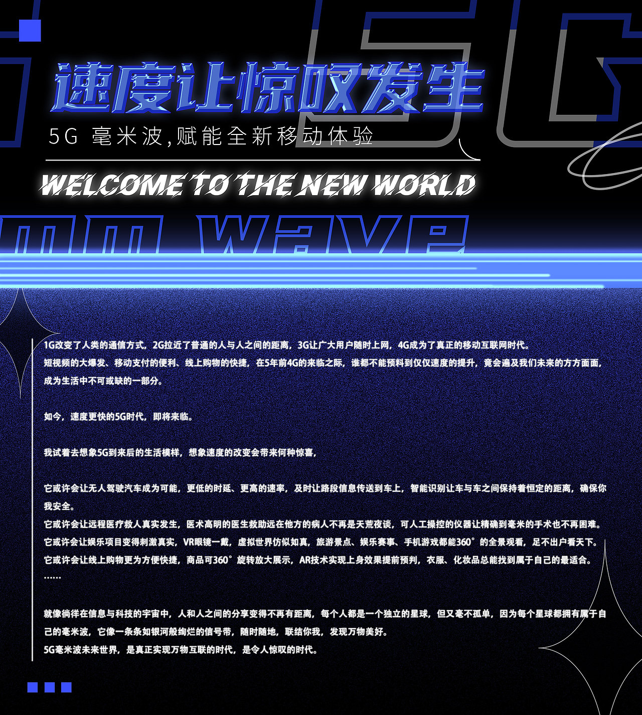 5G毫米波 | 高速宇宙，互联万物（图ZMjQyODA1MzQw） - 商业插画 - 站酷设计师晴珵原创素材 - 站酷ZCOOL