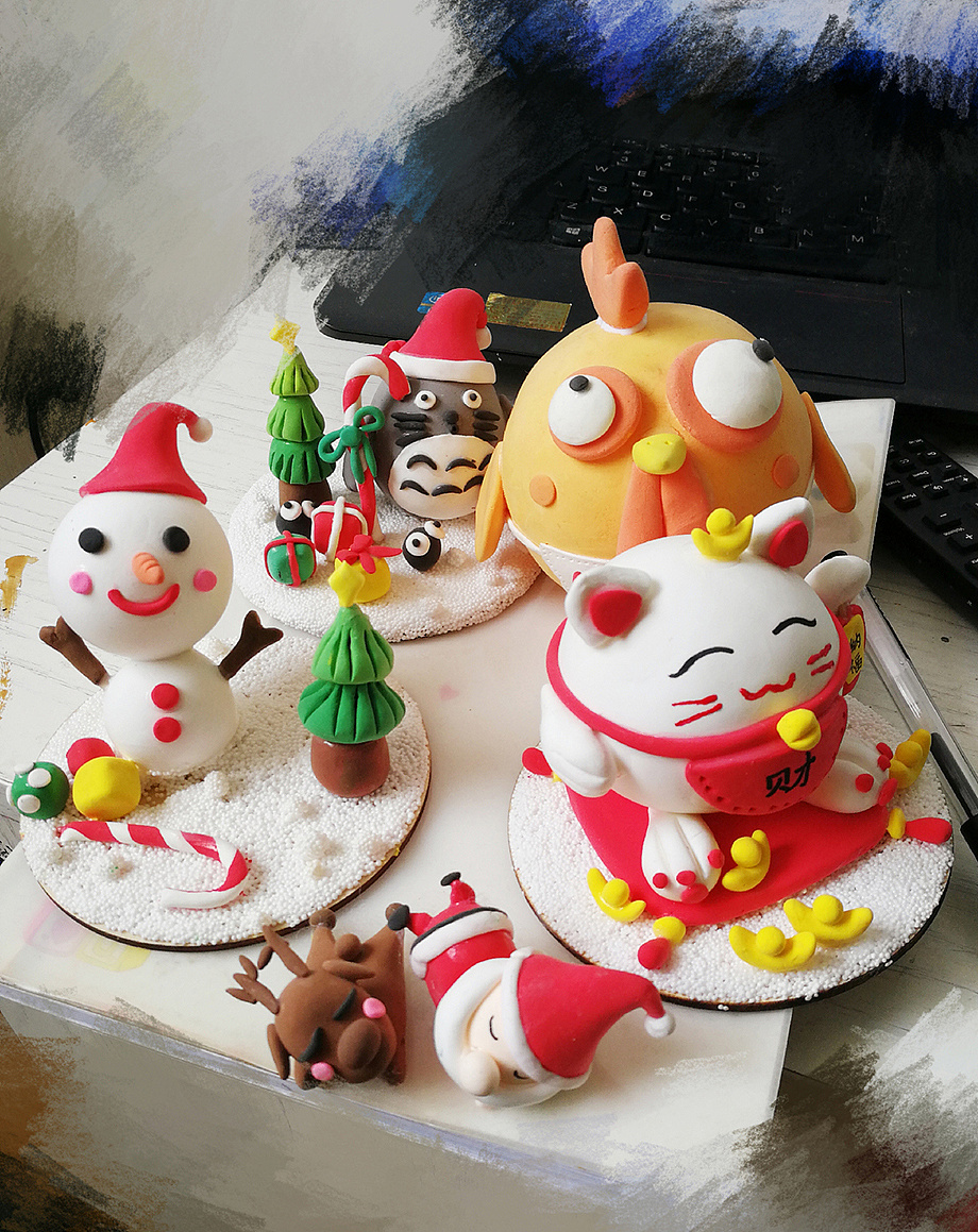 粘土小摆件|手工艺|其他手工艺|恬恬暖 - 原创作品 - 站酷 (zcool)