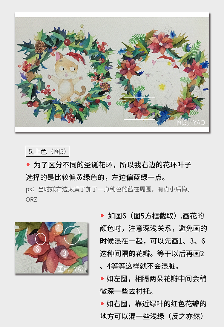 #2.圣诞喵过程分享（图ZNjY1ODE4OTY=） - 绘画 - 站酷设计师强大的y大人原创素材 - 站酷ZCOOL