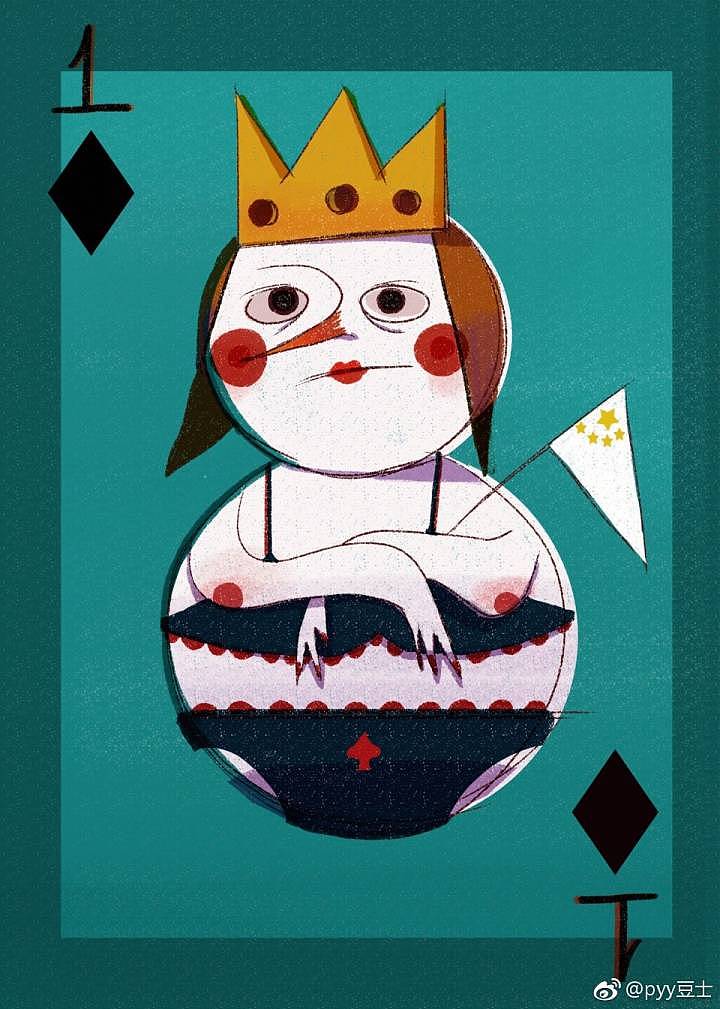 扑克雪人