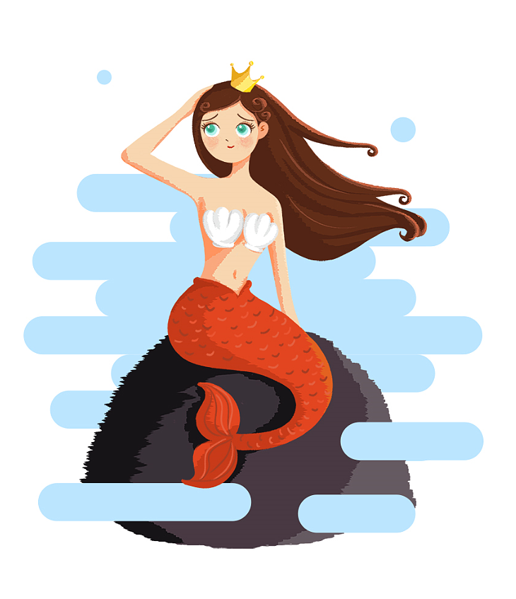 美人鱼卡通形象