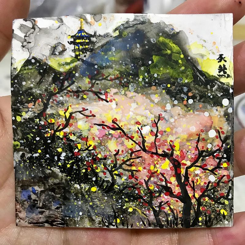 少儿美术 国画新玩法