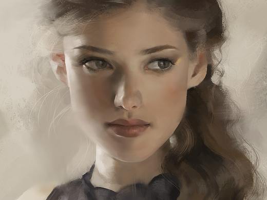 人物肖像插画 — JuliaSaner
