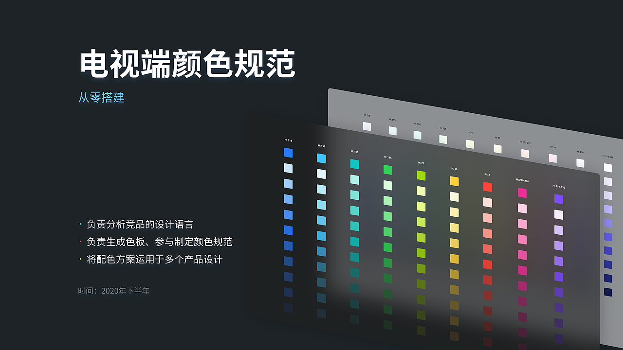 电视端颜色规范