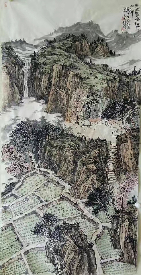 早年的浅绛山水（图ZMjE5NDcyMDcy） - 绘画 - 站酷设计师王小胖与王老鹤原创素材 - 站酷ZCOOL