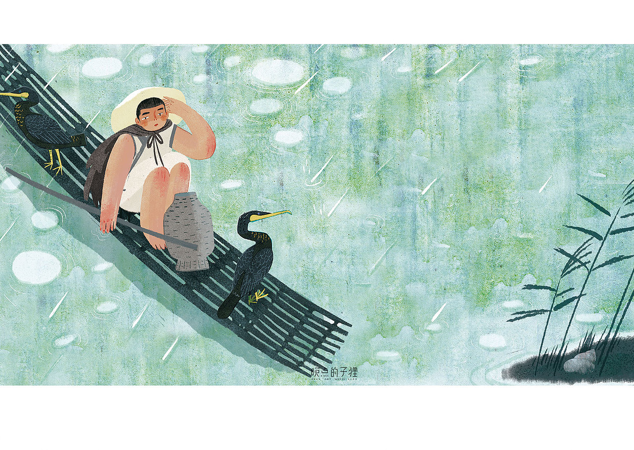 舟船筏|插画|商业插画|晚点的子狸_原创作品-站酷zcool