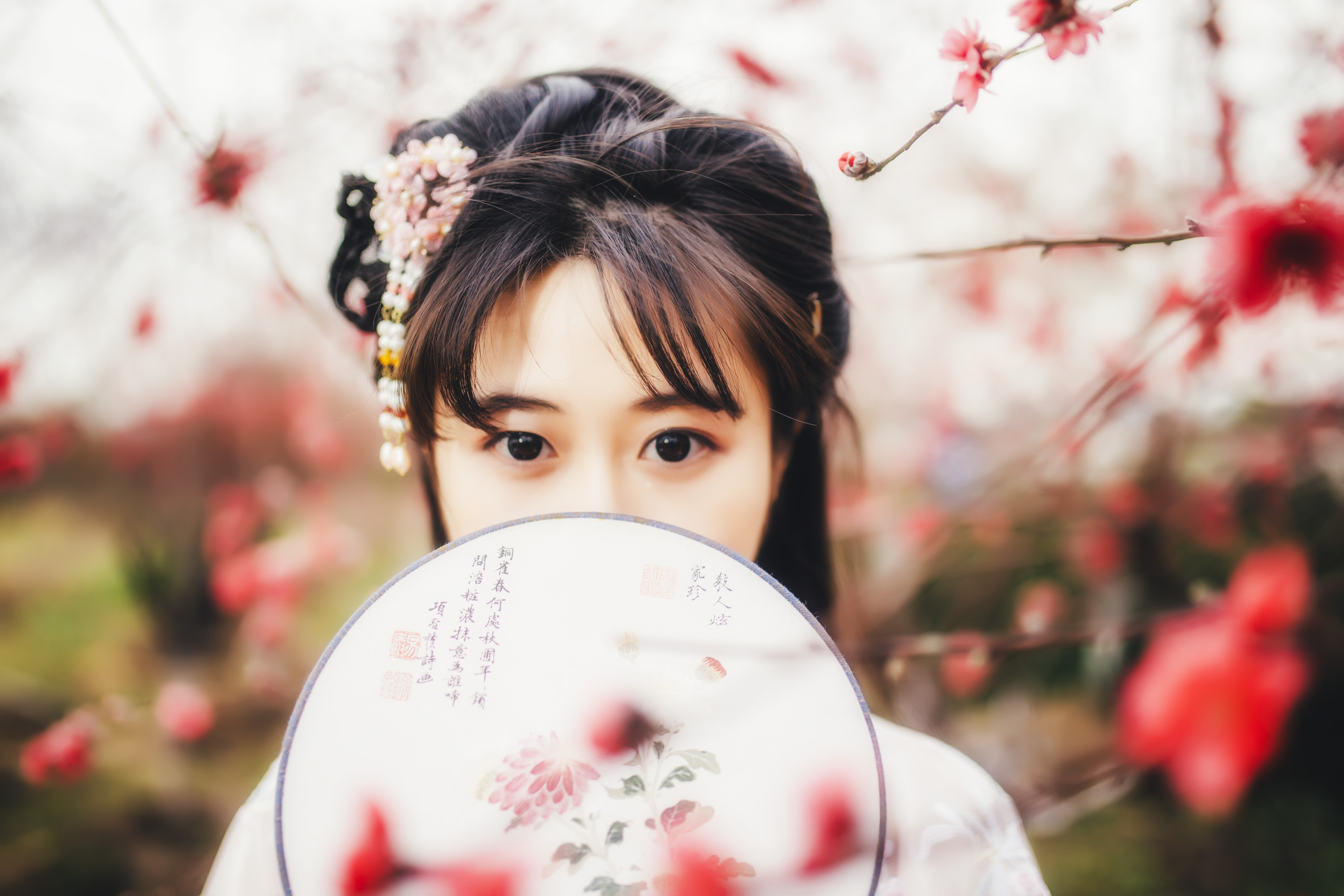 袖角生香,娥眉轻敛