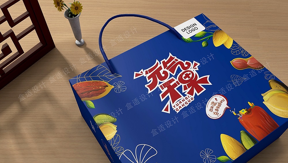 箱盒汇 | :“元气干果”春节干果礼盒包装
