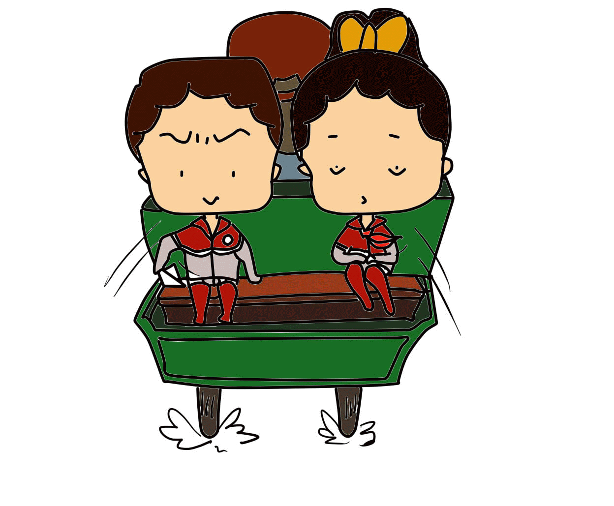 王乐乐和她弟弟