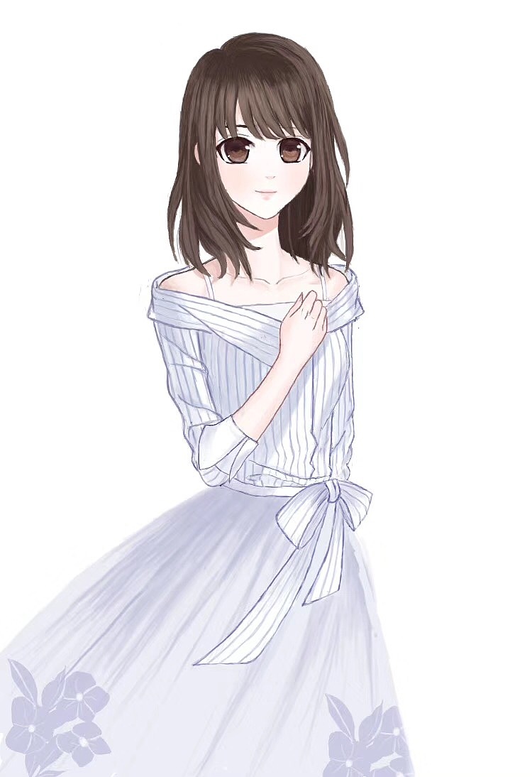 手绘板-恋与制作人女主角|动漫|单幅漫画|丿蛋小卷zz_临摹作品-站酷