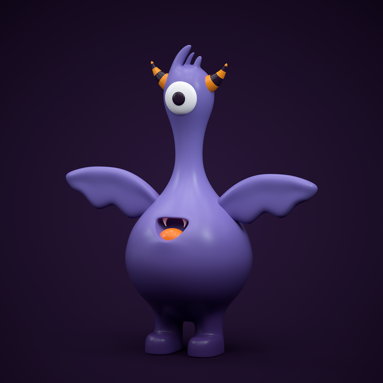 C4D小怪物（图ZMjg2NjE2NDY4） - 人物/生物 - 站酷设计师马老师007原创素材 - 站酷ZCOOL