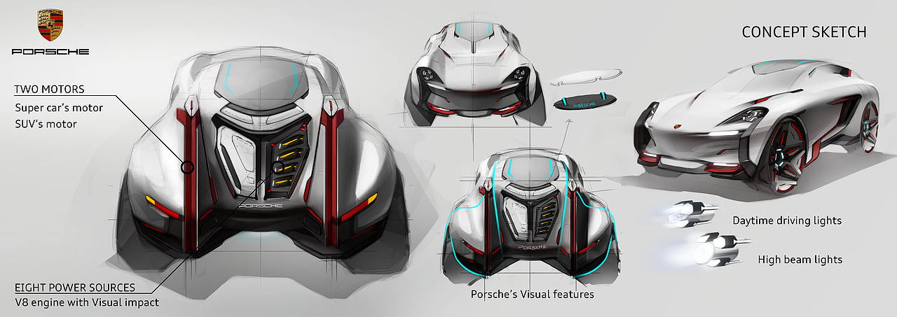 porsche concept（图ZODc1NTQ2Mjg=） - 交通工具 - 站酷设计师schnecken原创素材 - 站酷ZCOOL