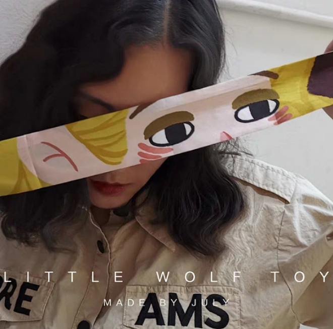 小狼玩偶 衍生品实物（图ZMTY0ODU2NTM2） - 生活用品 - 站酷设计师mildjuly原创素材 - 站酷ZCOOL